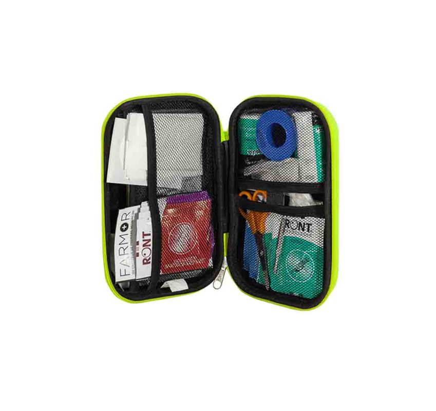 Trousse De Secours FARMOR 2/4 Personnes - Modèle TRO8050TP - Kit De Premiers Soins Pour La Maison, La Voiture, Les Activités Extérieures